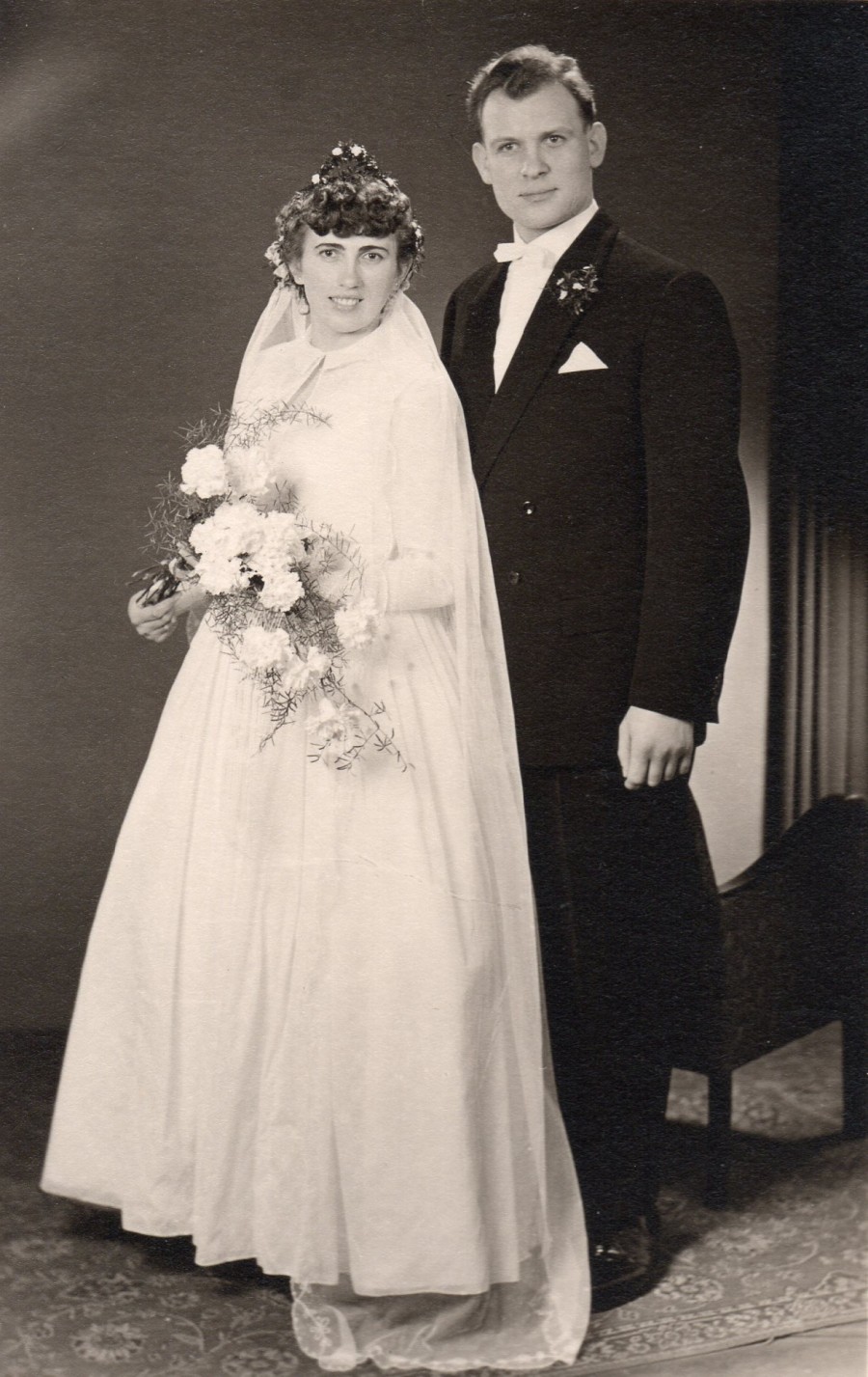 Hochzeit Rudi Altwasser und Ursula Altwasser 1958