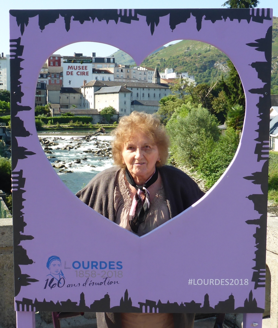 2018 Ursula Altwasser (Ursel) in Lourdes Foto
                    01