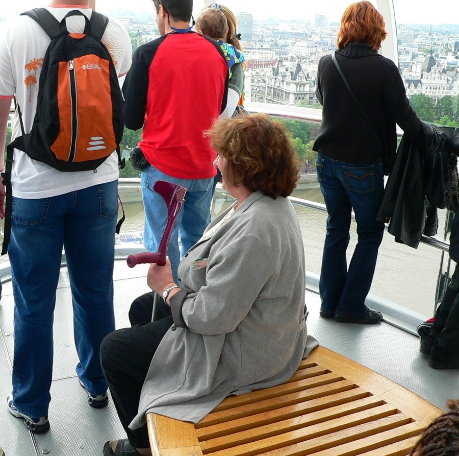 Ursel in
              London im London eye